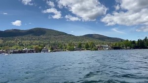 Narrated Virtual tour of Lake George Village from the lake