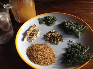 DIY Herbal Throat Syrup - TIngredients