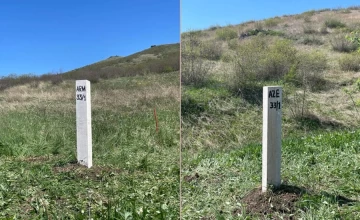 На армяно-азербайджанской границе установлено уже 35 столбов
