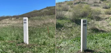 35 pillars have already been installed on the Armenian-Azerbaijani border