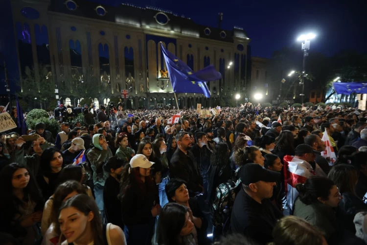 В Тбилиси продолжаются акции протеста против закона «об иноагентах»