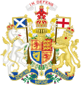 Coat of arms of King George VI in Right of the United Kingdom (in Scotland)