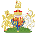 Coat of arms of Prince Albert, Duke of York, used before his ascension to the throne.