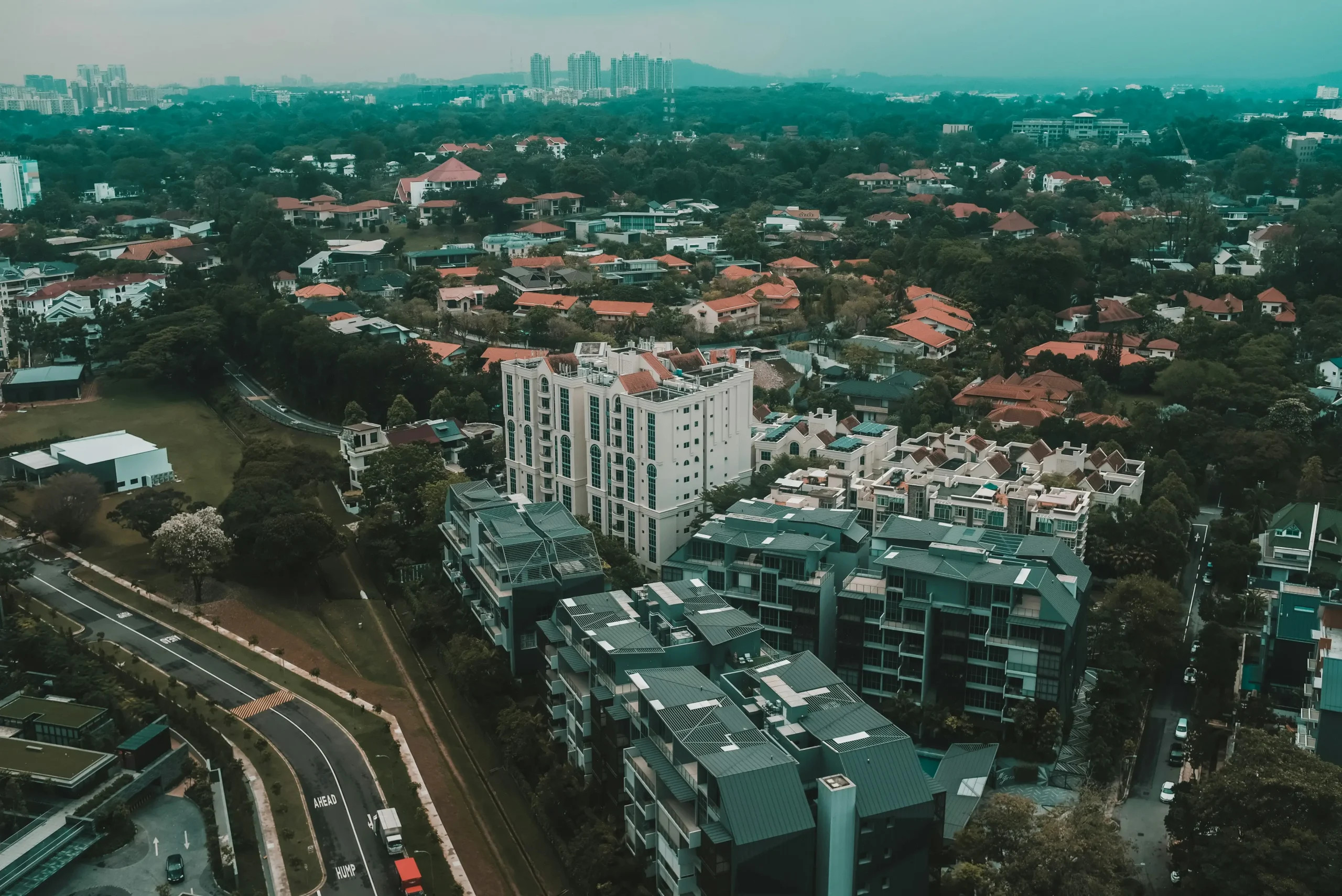 Different housing types in Singapore with varying average costs