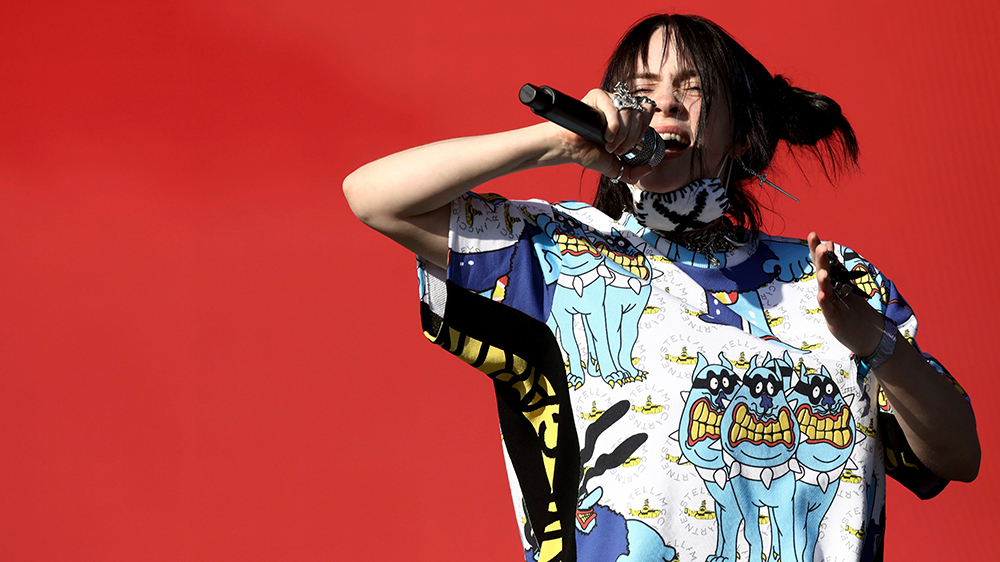 Billie Eilish performs on the Other Stage on the final day of the Glastonbury Festival at Worthy Farm, Somerset, England2019 Day 5, Glastonbury, United Kingdom - 30 Jun 2019