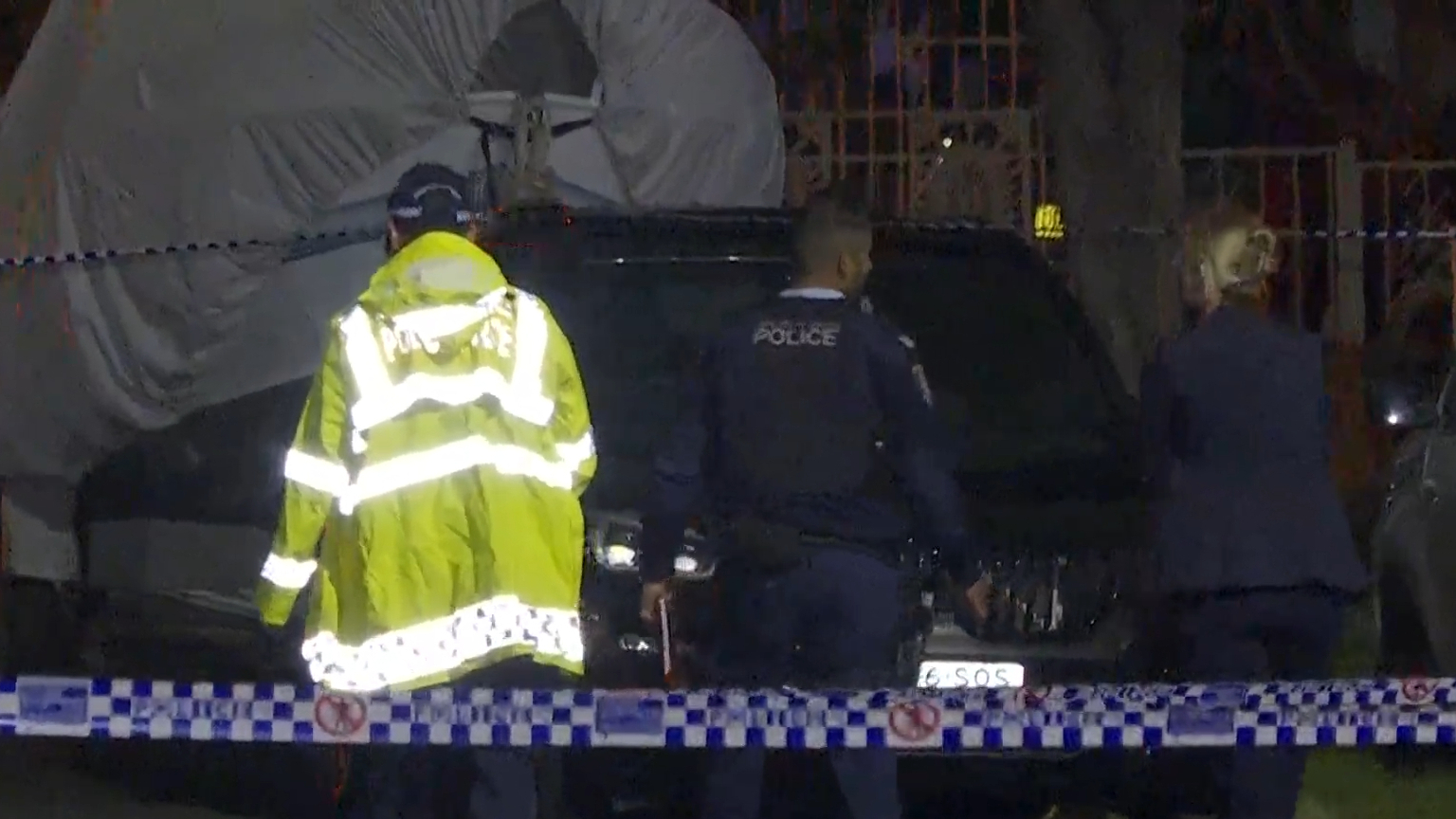 Drive by shooting, car fire in western Sydney