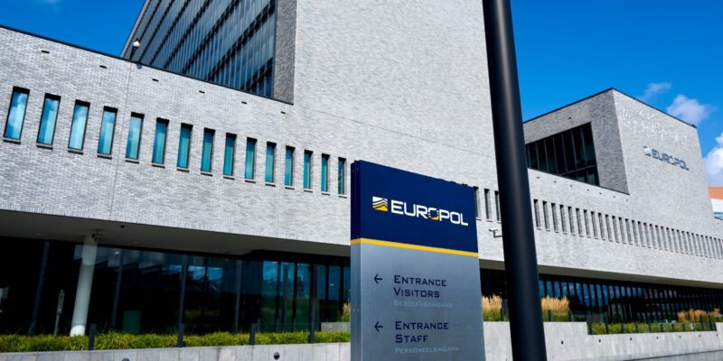 An image of Europol's offices in The Hague, The Netherlands.