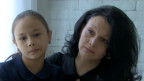 Сторонница единой Украины Ольга с дочерью