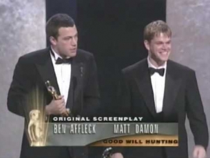 Ben Affleck and Matt Damon winning an Oscar®