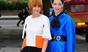 Mary Portas (left) and Melanie Rickey as Portas has revealed her brother is the biological father of her son
