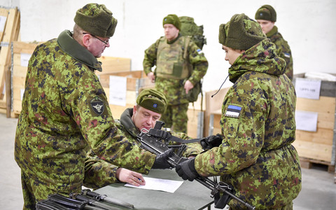 Reservists convened in Jõhvi for a a snap exercise announced just 24 hours in advance. Dec. 7, 2017.