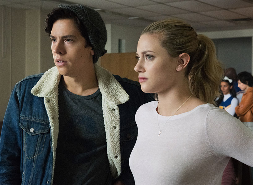 Cole Sprouse and Lili Reinhart in a still from Riverdale, Season 2 