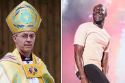 royal wedding 2018 archbishop canterbury justin welby officiating listens stormzy