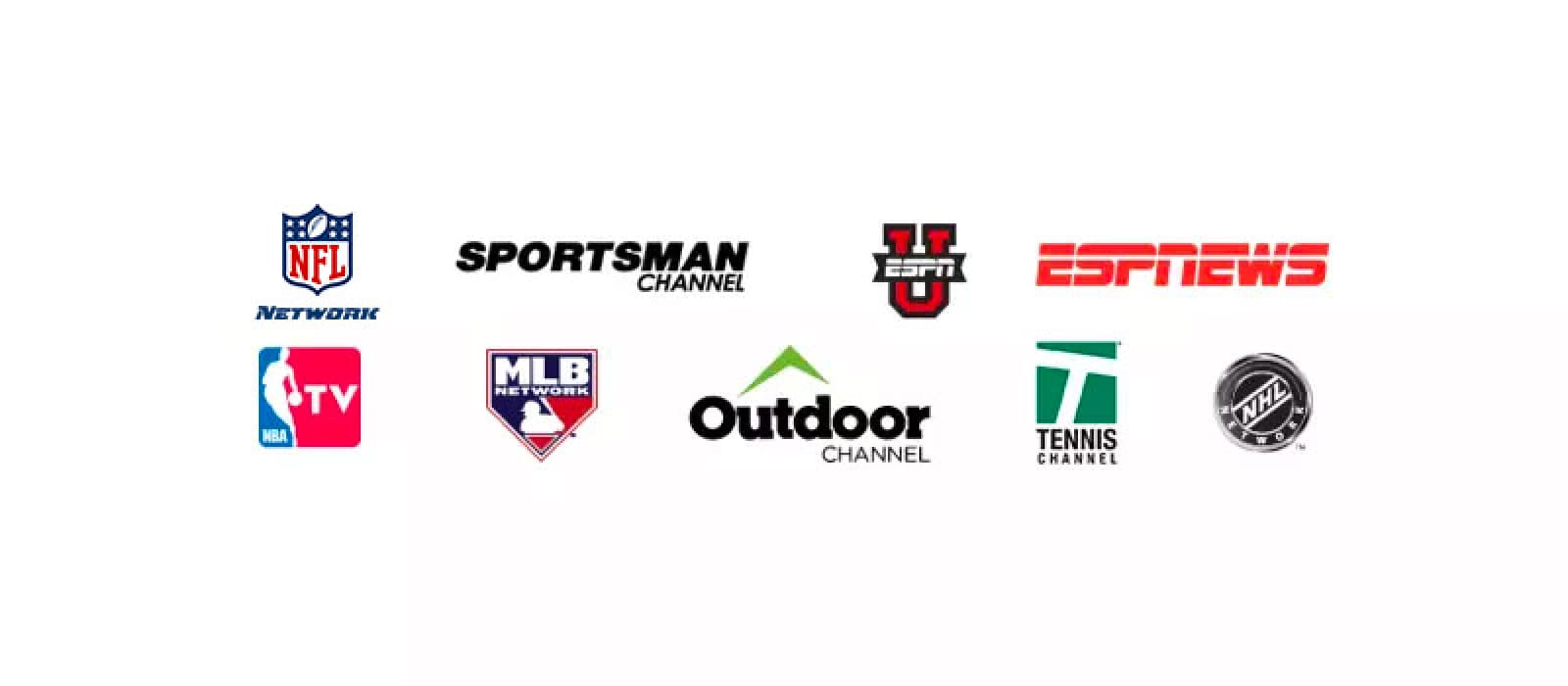 Sports and TV Package channel logos