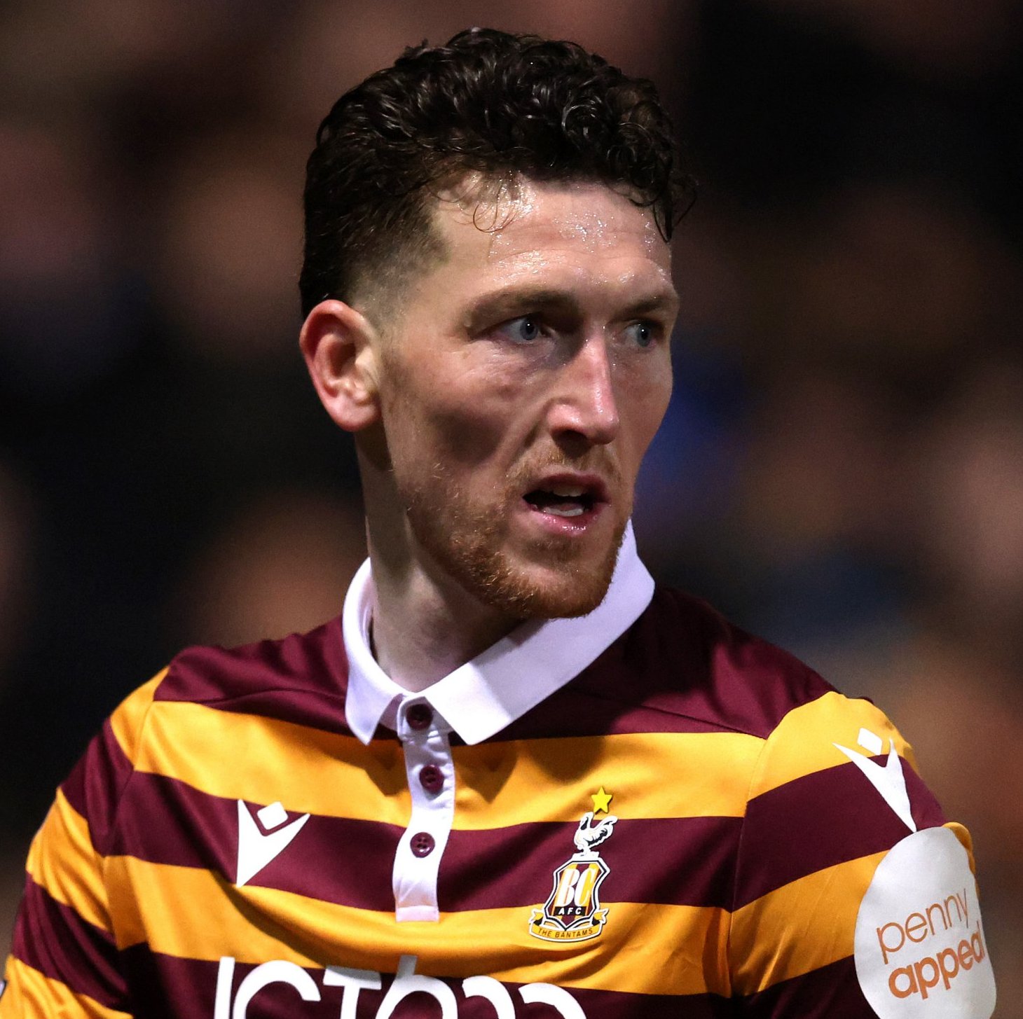 Article thumbnail: BRADFORD, ENGLAND - FEBRUARY 21: Richard Smallwood of Bradford City looks on during the Bristol Street Motors Trophy Semi Final match between Bradford City and Wycombe Wanderers at University of Bradford Stadium on February 21, 2024 in Bradford, England. (Photo by George Wood/Getty Images)