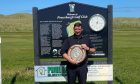 Fraserburgh Golf Club champion Justin Duff. Image: Alan Brown.