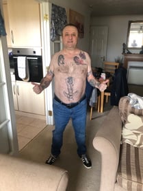 Abergavenny-made tattoo hits the headlines for Richard