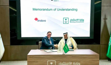 Saudi Ministry of Investment, tech firm Endava sign MoU to propel digitalization efforts 