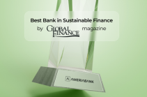 Global Finance Recognizes Ameriabank's Leadership in Sustainable Finance in Armenia