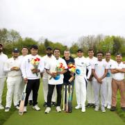 Basingstoke Capital Cricket Club players honour their sponsors and patrons at an official launch