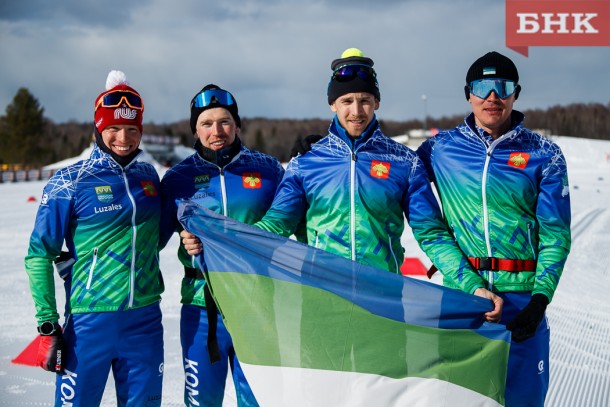 Эстафета на лыжном чемпионате России завершилась триумфом мужской сборной Коми