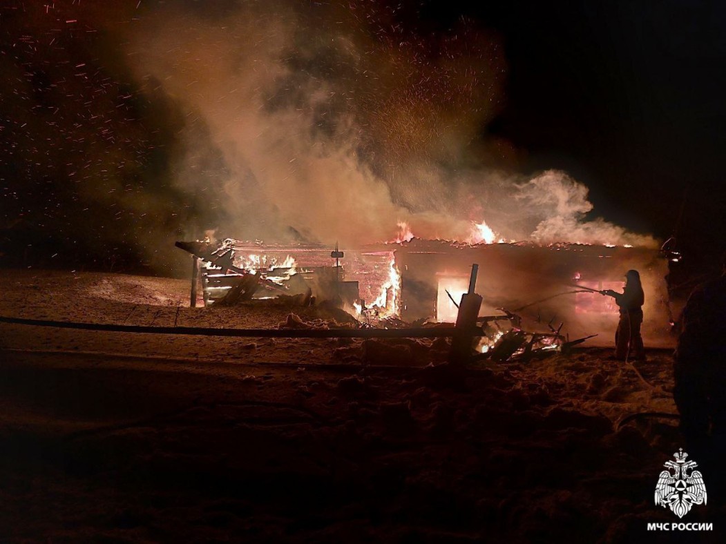 Пожар в деревне Вертеп унес жизнь мужчины