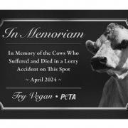 The Peta plaque proposed by the animal charity.