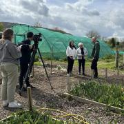 The Big Yellow Bus Gardening Project was visited by Escape to the Country