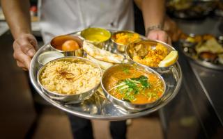 Indian food stock image