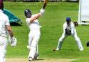 CRICKET: Ilminster v Taunton St Andrews ; Pic 3 ; James Regan [batsman for Taunton St Andrews].