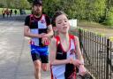 Ethan Statham and Rob Fowler at parkrun