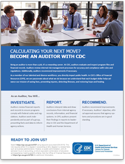 OFR auditor career flyer