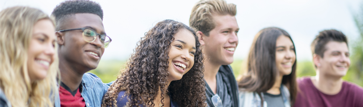 A group of diverse youth