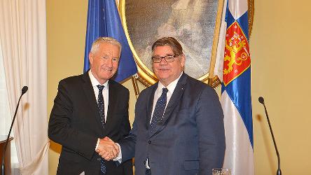 Secretary General Jagland meets Finnish Foreign Minister, President and Parliament speaker