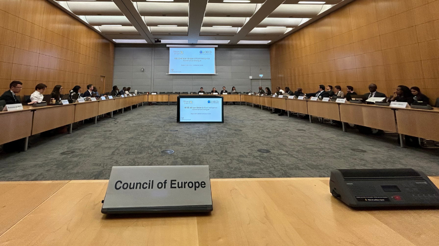 Presentation of the Council of Europe's activities on Artificial Intelligence (AI) during the OECD - African Union AI Dialogue