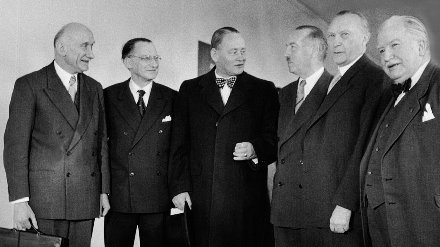 Budovateľmi Európy boli ľudia, ktorí naštartovali proces budovania Európy, keď v roku 1949 založili Radu Európy
