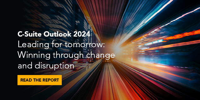 C-Suite Outlook 2024: Leading for Tomorrow