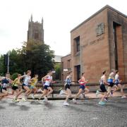 Participants will run through the town centre