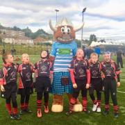 Cumnock Rugby P5s visit Glasgow Warriors