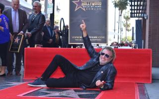 Sammy Hagar attends a ceremony honoring him with a star on the Hollywood Walk of Fame (Richard Shotwell/Invision/AP)