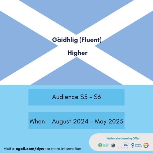 Gàidhlig (Fluent) - Higher