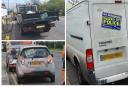 Seized - Police have seized and reported drivers for not wearing seatbelts and lacking insurance