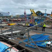 Dismantled - the dodgems have gone