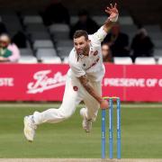 In full-flow - Essex bowler Doug Bracewell