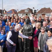 In pictures: Statue of late Sir David Amess is unveiled on Chalkwell seafront