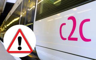 Disrupted - c2c has confirmed how its services will be affected by strikes next week