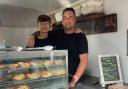 Marley's Pie & Mash owner Tony Cattano with his son