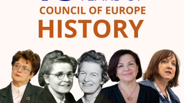 75 women in 75 years of Council of Europe history - Week 6