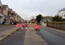 Journal reader Simon Dixon sent in this picture of the temporary lights on Exeter Road, Exmouth