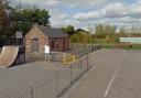 Sewage treatment works at Lime Kiln car park, Budleigh